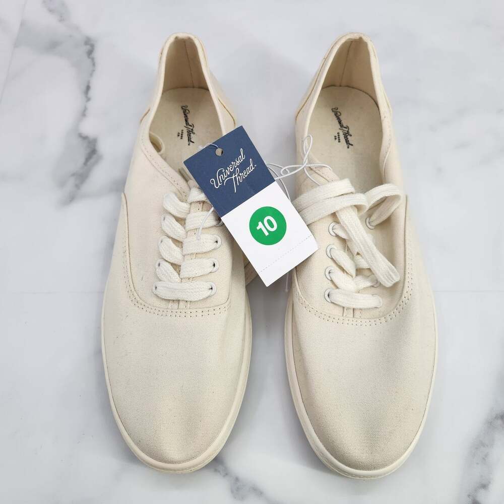 Universal Thread Women's size 10 Off-White Lunea Textile Casual Shoes
